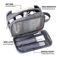 thumbnail image 3 of Trousse de Toilette de Voyage pour Hommes Kit Suspendu Sac de Rasage Résistant à l'Eau Organisateur de Toilette Portable, 3 of 5