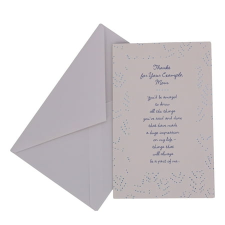 Thanks for your example, Mom.... You'd be amazed to know all the things you've said and done that have made a huge impression on my life- will always be a part of me...