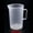 2000 ml, variant on Measuring Jug Plastic Beaker Transparent Measuring Cup Chemical Resistant