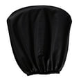 thumbnail image 2 of Funda de silla universal extraíble y elástica, funda trasera de cuero sintético lavable. Negro, 2 of 9