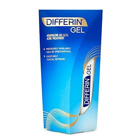 Differin Adapalene Prescription Strength Retinoid Gel 0.1% Acne Treatment (up to 90 Day supply), 45 (Best Anti Spot Treatment)