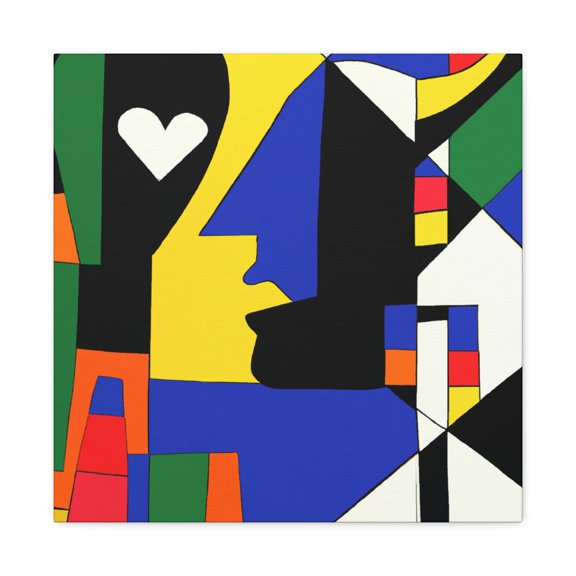 Loving Pop Art Portrait - Canvas