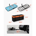 thumbnail image 2 of VEVOR Hitch Cargo Carrier,70" x 30" x 6", 500 lbs Capacity Hitch Cargo Carrier with Ratchet Straps & Cargo Bag, Folding Hitch Mount Cargo Carrier with Hitch Lock for 2" Receiver, Fit for SUVs, 2 of 9