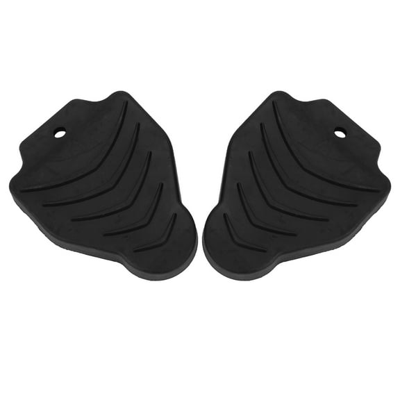 1 Pair Black Bike Pedals Cleats Protector Protective Cover Compatible for Look Delta