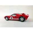 thumbnail image 6 of 1966 Ford GT-40 MK II Le Mans #3, Red - Shelby Collectibles SC406R - 1/18 scale Diecast Car, 6 of 9