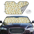 thumbnail image 2 of Daiia Leopard Print Windshield Sun Shade for Car SUV Truck (Small ), Car Sun Shade Windshield, Car Shades for Front Windows, Sunshade for Car Windshield, 2 of 7