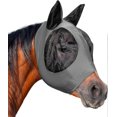 thumbnail image 1 of Horse Fly Mask, Fly Masks For Horses With Ears, Smooth & Elasticity Lycra Fly Mask, Avoid Equine Fly And Uv Protection(grey, Full (large)), 1 of 5