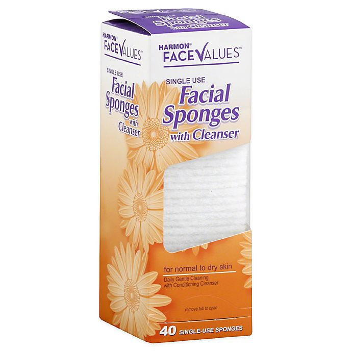 Harmon Face Values 40Count Cleanser Facial Sponges