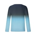thumbnail image 4 of Man Shirts for Men Long Sleeve Clearance Deals for Under $10 Casual Round Neck Pullover T Shirt Tops, 4 of 5