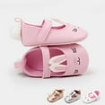 thumbnail image 4 of Linfrsh Baby Girls Sandals Summer Beach Shoes Outdoor Toddler Girls Summer First Walking Shoes(Pink,0-6 Months), 4 of 7