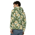 thumbnail image 4 of Naloa Lilies Flowers Men’s Hoodies, Zip up Hoodie, Sweatshirts,Hoodies for Men Sizes S-3XL-X-Large, 4 of 5