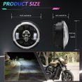 thumbnail image 1 of Motorcycle headlight,1pcs Led With Beam And Turn Turn And With Beam Turn Led Pattern Led 5.75 Inch Led Eryue Buzhi 5.75 Led Mewmewcat, 1 of 7