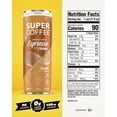 thumbnail image 5 of Super Coffee Vanilla with Cream, Iced Espresso Can, 11 fl oz, 12 Pack, 150 mg Caffeine, Cow Milk, 5 of 5