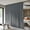 Dark Grey, variant on Room Divider Curtains with Flexible Ceiling Curtain Tracks Set,100% Blackout Floor to Ceiling Curtains Patio Sliding Door Curtains (Black Drape & Black Rail W 8.3 × H 9 FT)