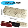 thumbnail image 3 of Polka Dot Pencil Case, Aesthetic Pencils Pouch, Large Capacity Pencils Case, Vintage Pen Pencil Pouch, Cute Pencil Case, Classroom Supplies,Beige, 3 of 5