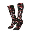 thumbnail image 2 of Balery Red Mushrooms Fun Novelty Socks Men'S Women'S Crew Socks Funny Crazy Novelty Socks Quirky And Cool Socks, 2 of 9