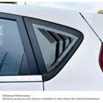 thumbnail image 2 of ZOUSSIQI Rear Side Window Louver Privacy Reduce Temperature Air Vent Shade Cover for Fiesta MK7 7.5 2008-2017 (Carbon Fiber Style) CA919-51620, 2 of 9