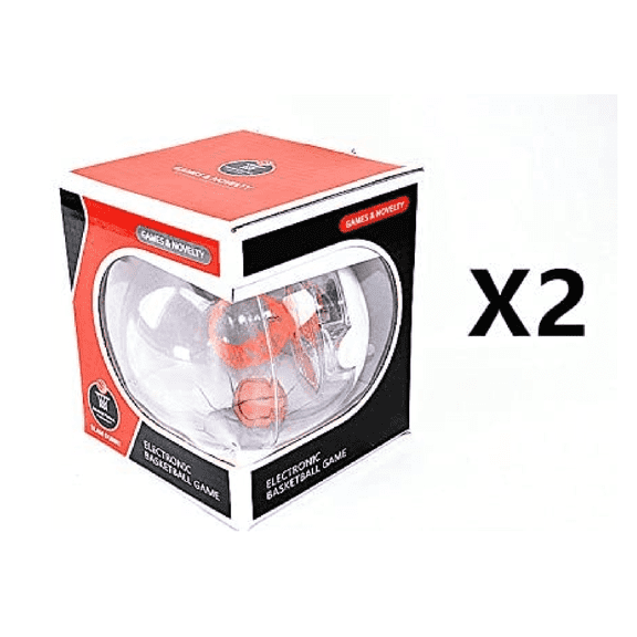 2XMini Basketball Game,Basketball Shooting,Basketball Electronic Game,New Fingertips Basketball Decompression Handheld Shooting Games,Handheld Basket Ball Hoops Rocking Game