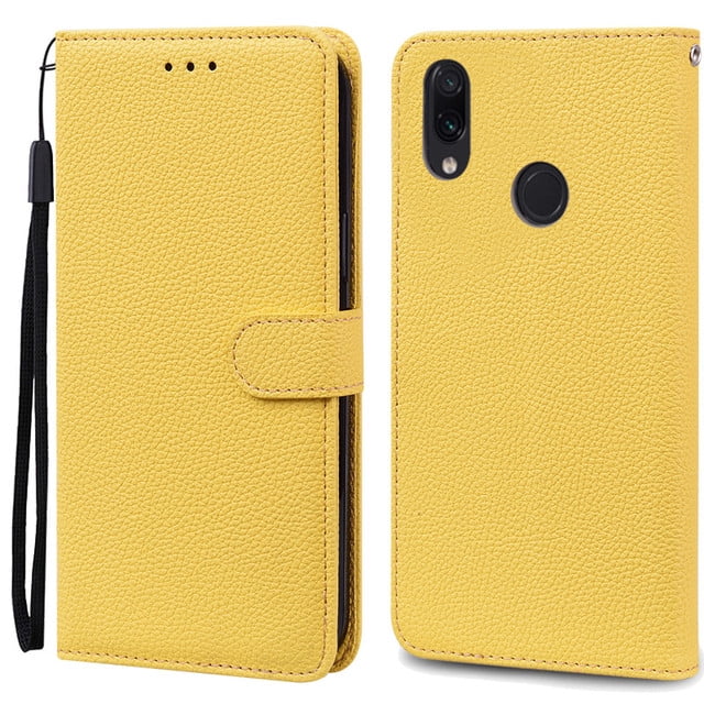 Funda de cuero con tapa para Xiaomi Redmi Note 7 Pro carcasa protectora