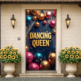 thumbnail image 3 of LUUFILx Dancing Queen Disco Party Backdrop Banner Colorful Balloon Decorations Event Background Celebration Photography Props Party Supplies Dance Floor, 3 of 7