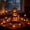 A, variant on Acrylic Pumpkin Ghost 2D Ornament, Multicolor Halloween Tabletop Decor with Stacked Jack-O'-Lanterns, Cute Ghost and Candy Corn for Home, Desk, Shelf or Mantel
