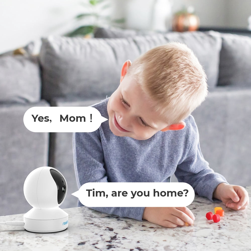Reolink E1 Pro 5MP Smart Indoor WiFi Security Camera, 360° Pan Tilt, Auto Tracking, Baby Crying Detection, Pet & Person Detection, Two-Way Audio, Dual-Band 2.4/5GHz WiFi, Night Vision, microSD Storag