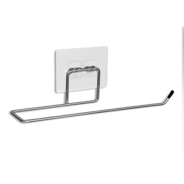 Naiovety 1 toallero de acero inoxidable para colgar en la cocina, portarrollos de papel, soporte para colgar en el baño, estante de Organizadores de utensilios de cocina