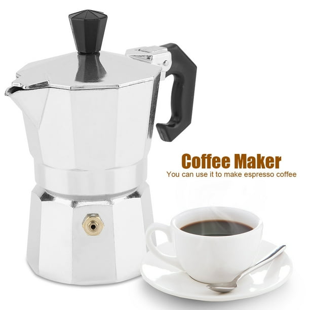 Moka Express 6 Tazas, Café Italiano Auténnico, Cafetera Espresso para Estufa, Ergonímico