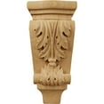thumbnail image 2 of Ekena Millwork 4 3/4"W x 1 3/4"D x 10"H Small Acanthus Pilaster Wood Corbel, Cherry, 2 of 4