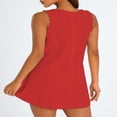 thumbnail image 4 of PENGXIANG Women Sleeveless Tank Dress Solid Color Mini Dresses Beach Sundress, 4 of 8
