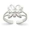 Primal Silver Sterling Silver Fancy Toe Ring