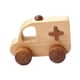 thumbnail image 1 of juguete de madera,Vehículos de madera de juguete para niños pequeños de 1 a 3 años que aprenden a gatear,Vehículos masticables Sonajero Juguete para bebé 1+ año,Juguete para Ambulancia, 1 of 10