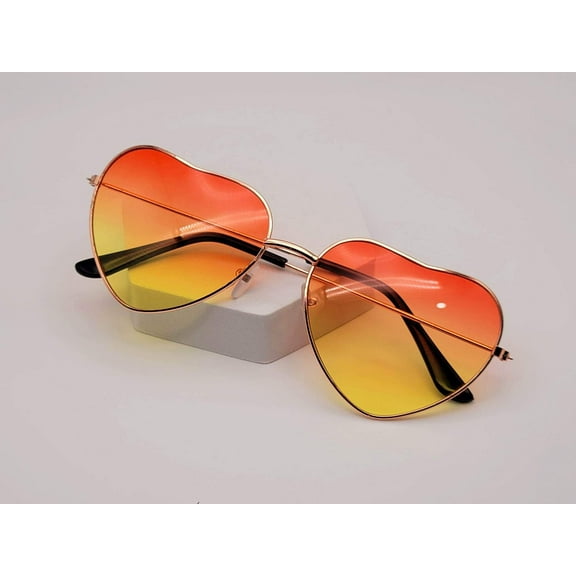Lb diamond - Heart Shape Heart Sunglasses Retro Vintage Boho