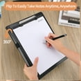 thumbnail image 3 of sixwipe Padfolio Clipboard Folder, Faux Leather Storage Clipboard with Cover for Legal Pad Holder Letter Size A4 Writing Pad for Business School Office Conference Notepad Clip Boards, 3 of 7