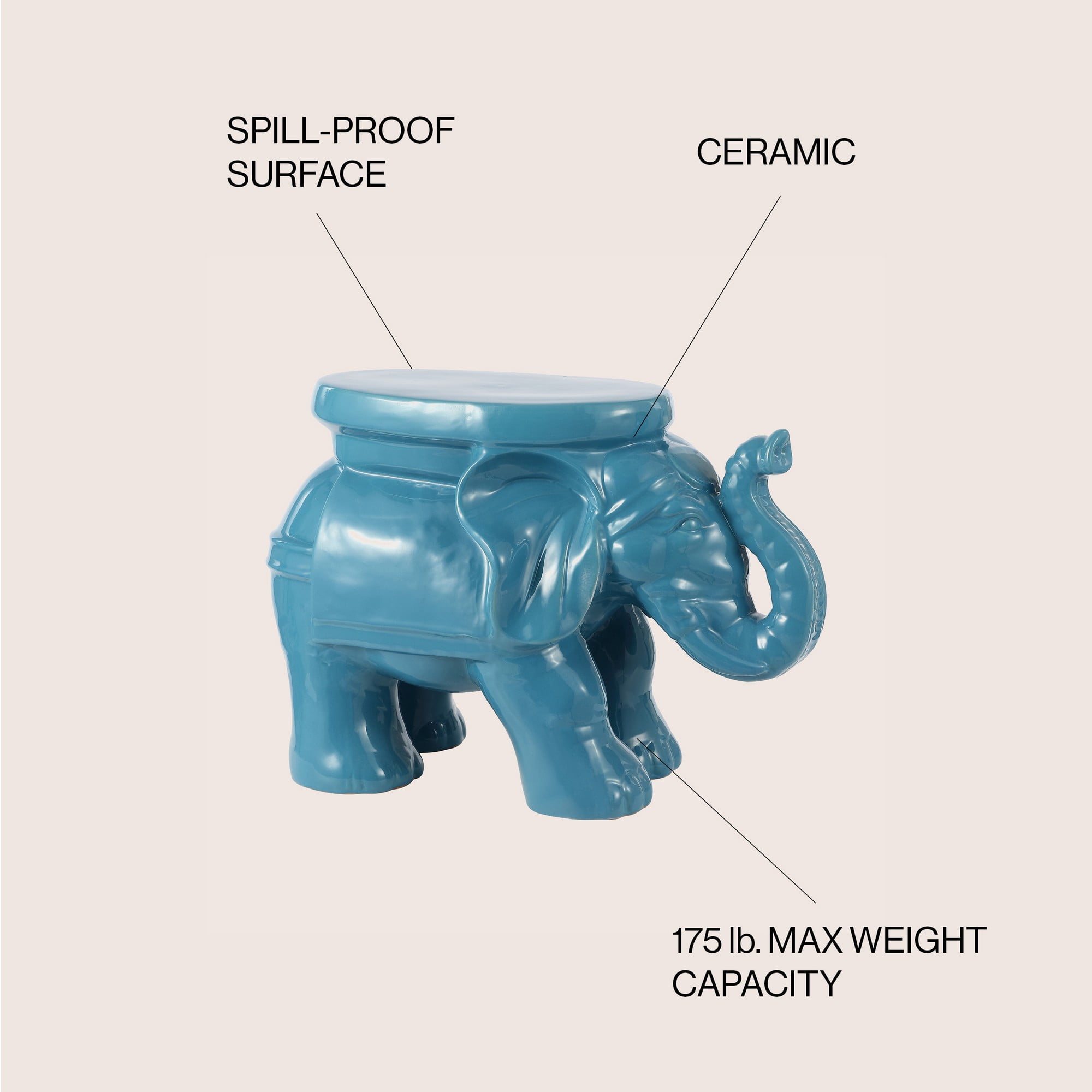 ●BLUE ELEPHANT● GARDEN ivory 5005053986 White Elephant 14.2