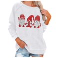 thumbnail image 1 of Sudaderas de Cuello Redondo de Navidad Para Mujer Moda Casual Manga Larga Estampado Tops Blusa Odeerbi  ODB191333, 1 of 5