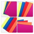 thumbnail image 4 of 10 Sheets Neon Papers Glow in the Dark Neon Papers Party Supplies DIY Fluorescent Neon Papers Party Favors, 4 of 5