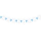 thumbnail image 5 of Banderin Calado Toda Ocasion DECORAMEC PAPEL PICADO 5 tiras de 8 metros diseño Toda Ocasion Flores de vibrantes colores azul con blanco, 5 of 6