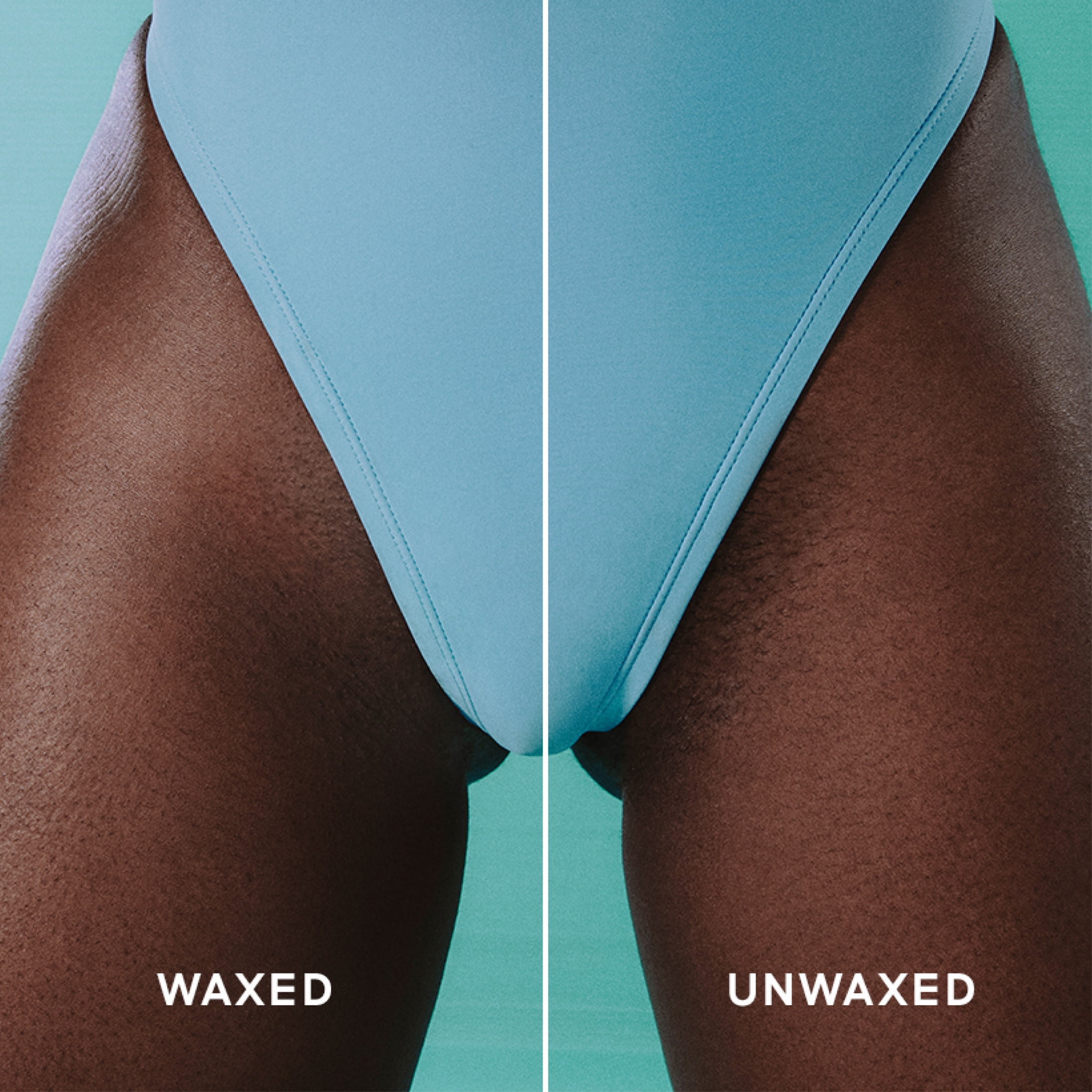 Billie Waxing Kit, Face & Bikini Hair Removal Wax Strips, 32 Wax Strips, 6 Post-Wax Serum Wipes