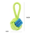 thumbnail image 4 of Pet Chew Toy Colorful Chews Cotton Rope Knot Knot Ball Pet Cotton Ball Grinding Teeth Pet Toy Animal Interactive Gift,Pattern 1, 4 of 7