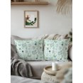 thumbnail image 2 of Outdoor Pillows Waterproof, Sage Green Wildflowers Bedding Throw Pillows with Insert for Couch Sofa Bed, Farmhouse Summer Botanical 18x18 Inch Pillowcases Decorative Camping Patio Pillow Set of 2, 2 of 7