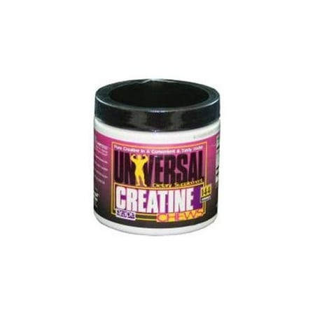 Universal UNIVCREA0144GRAPTB Créatine Bouchées de raisin 144ct