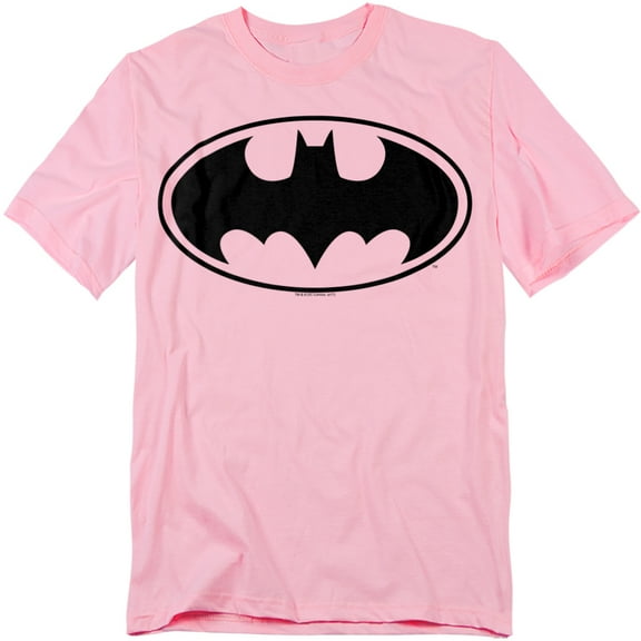 Batman T-Shirt Black Bat Unisex Graphic Tee For Men & Women Pink 