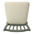 thumbnail image 3 of Weston Home Sheena Wood Slat Back 24-inch Counter Height Swivel Stool, Antique Sage Green, 3 of 6