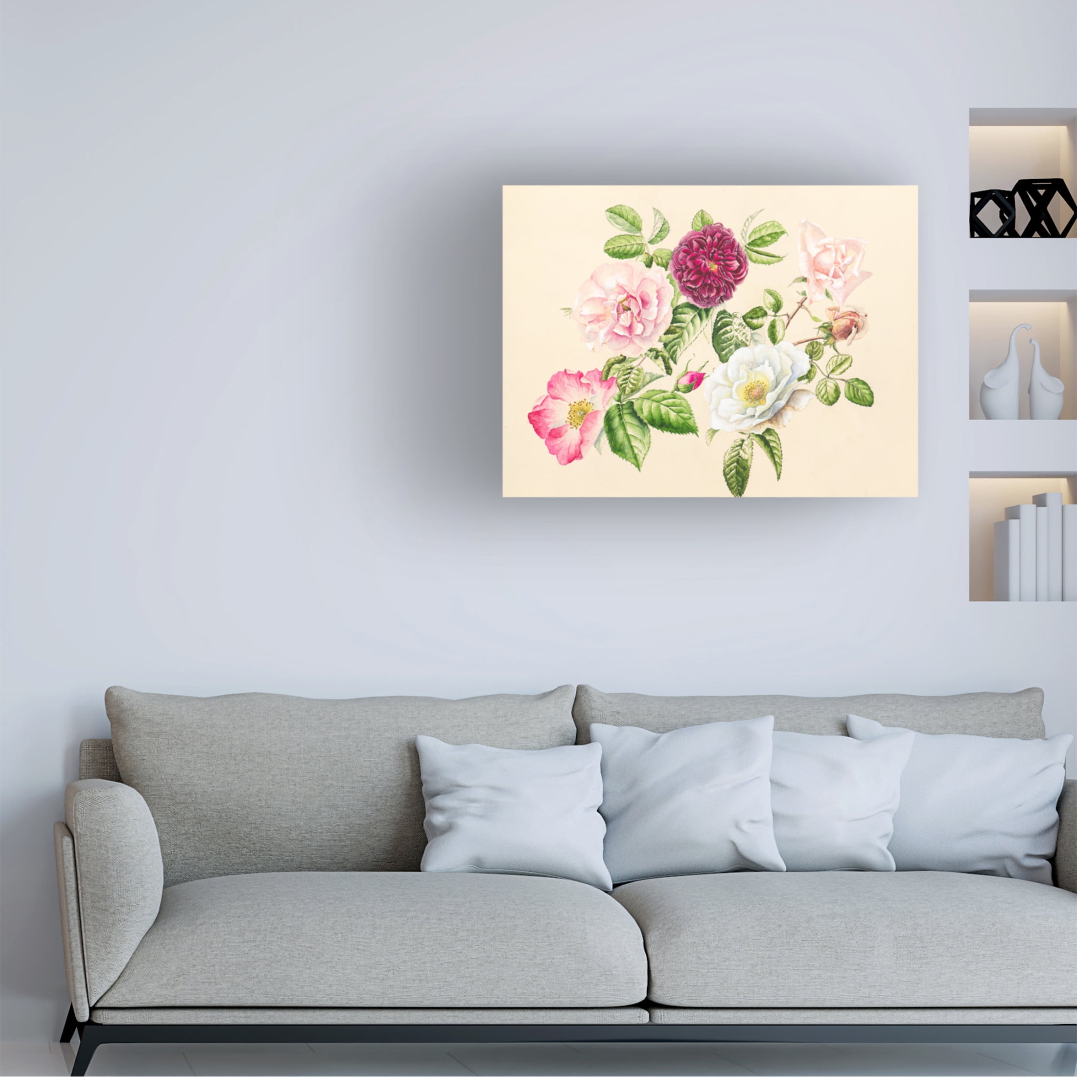 Alison Cooper 'Roses from the Garden, 2020' Canvas Art - 19 x 14 Inches
