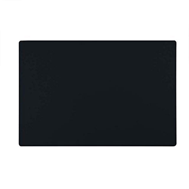 HomeDo Waterproof Silicone Placemats, Non-Stick Baking Mat, Non-Slip Dining Table Mat for Kids/Baby/Children, Heat Resistant Insulation Countertop Protector Pads (Black, 15.75''x23.62''-2Pack)