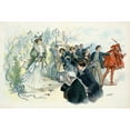 thumbnail image 3 of Samuel Ehrhart 14x11 Black Modern Framed Museum Art Print Titled - The Rivals (1905), 3 of 5