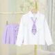 thumbnail image 3 of Conjunto de uniforme de dibujos animados Sanrioed My Melody Kuromi para niñas, camisa Kawaii JK, Falda plisada, regalo para niños, 3 of 5