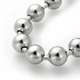 thumbnail image 5 of 6"-10" Stainless Steel Ball Chain Bead Bracelet Silver Gold 2/4/6/8/10Mm P274, 5 of 16