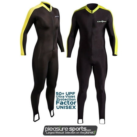 - NeoSport by Henderson Skin Suit Sport Skin Black and Yellow 50+ UV Protection